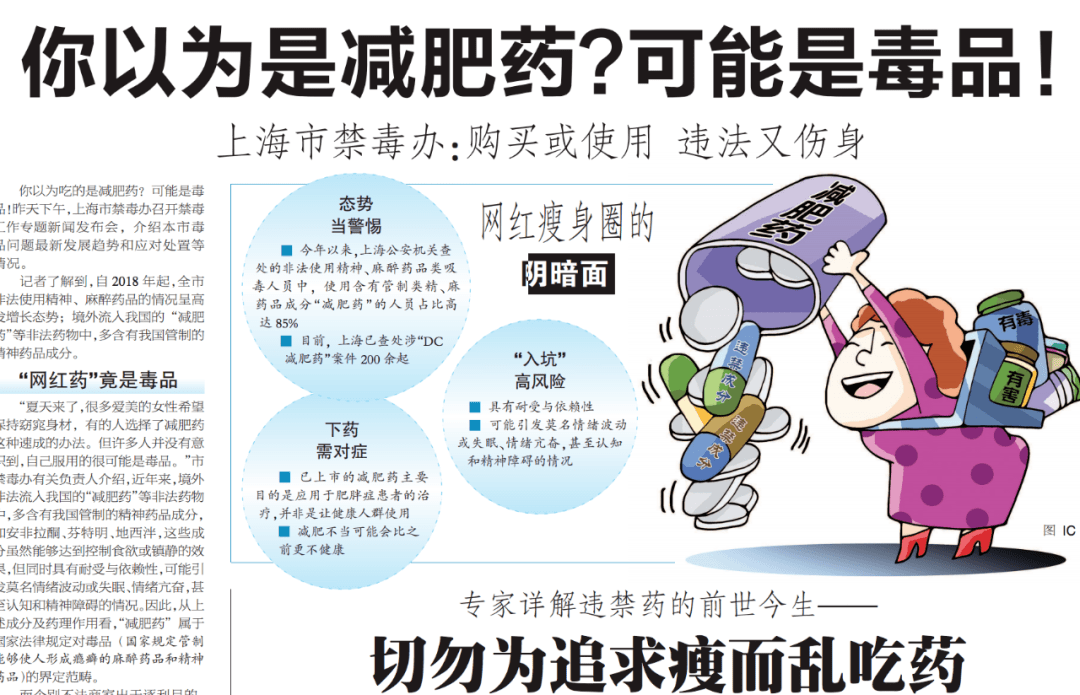 消保委:切勿盲目跟风购买网红减肥服