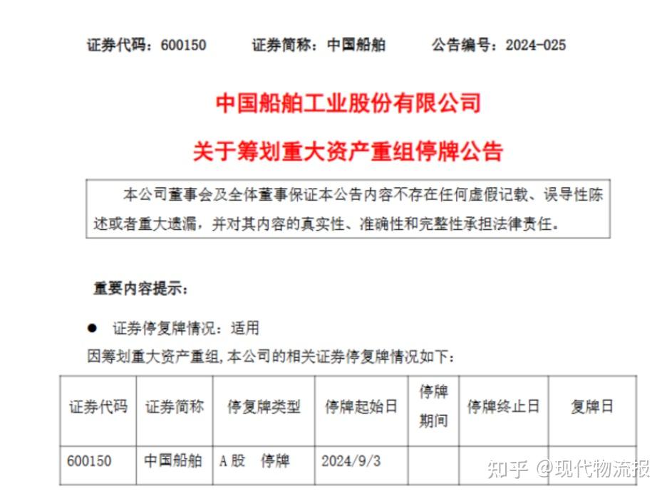 公告精选丨中国船舶拟换股吸收合并中国重工，两家公司股票明起复牌；温氏股份：拟以9亿元―18亿元回购股份