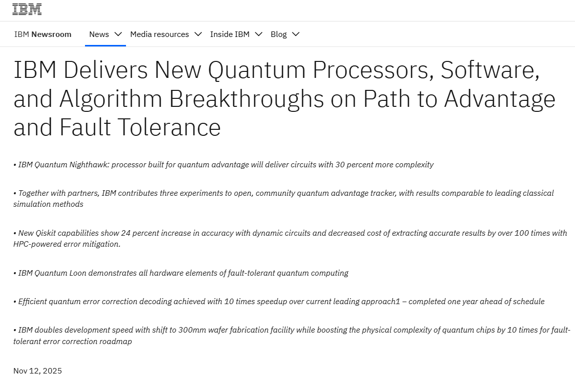 IBM宣布推出全新量子处理器，计算机ETF（159998）近2日资金累计净流入0.36亿元，机构：政策催化、AI驱动等推高计算机行业景气度