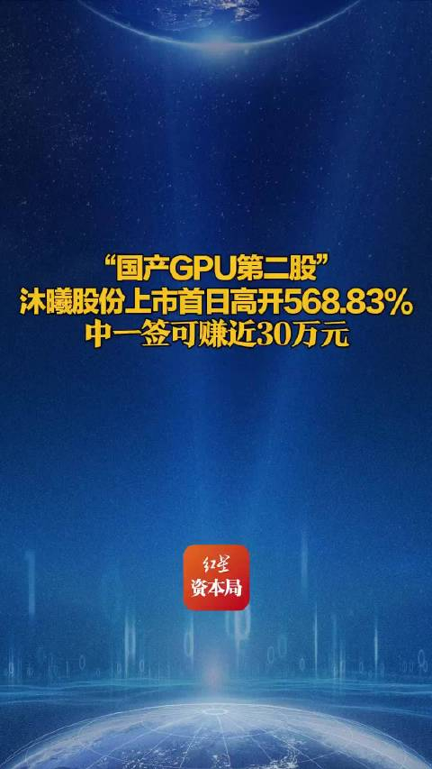 比“摩王”还牛!沐曦股份中一签赚近30万,筹码都在谁手里?